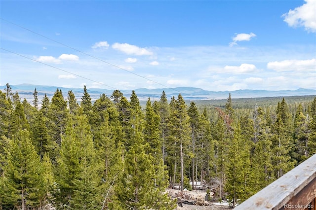 795 Zebulon St, Alma, CO 80420 - mountain view featuring a forest