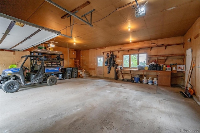 11094 Thomas Dr, Conifer, CO 80433 - garage with a garage door opener