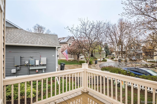 329 Lodgewood Ln, Lafayette, CO 80026 - wooden terrace featuring a residential view