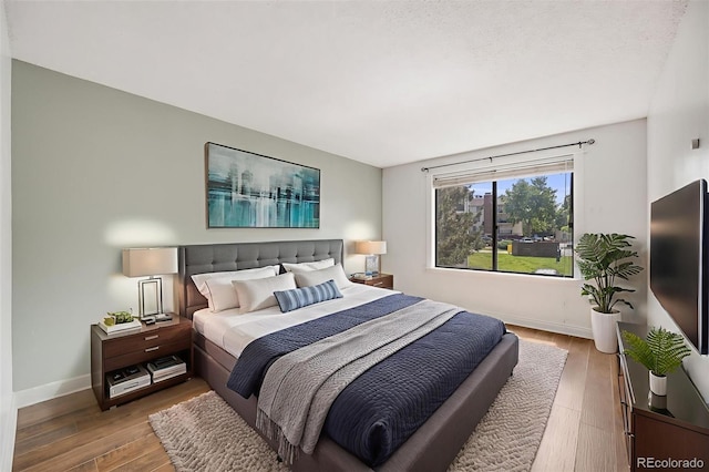401 S Kalispell Way Unit 206, Aurora, CO 80017 - bedroom featuring wood finished floors and baseboards