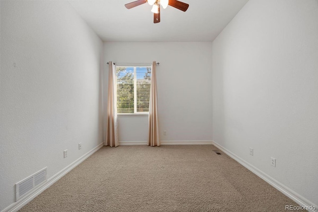 7472 Iridium Way, Castle Rock, CO 80108 - spare room with ceiling fan and light colored carpet
