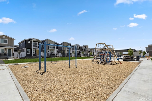 5121 N Yampa St, Denver, CO 80249 - communal playground with a residential view