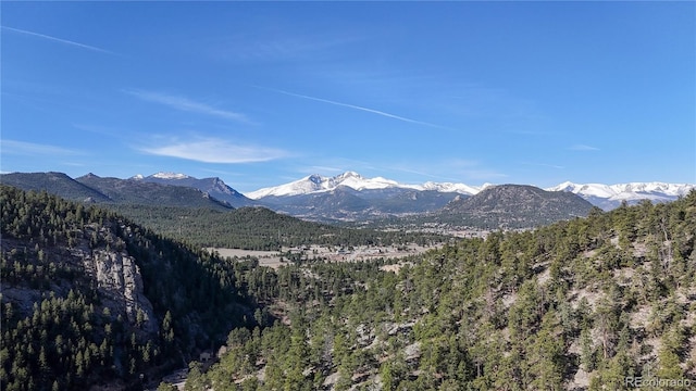 7 Rock Canyon Rd, Drake, CO 80515 - view of mountain feature with a forest view
