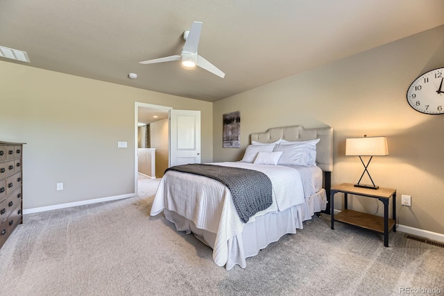 12851 Billingsley Trl, Parker, CO 80134 - carpeted bedroom with baseboards and ceiling fan