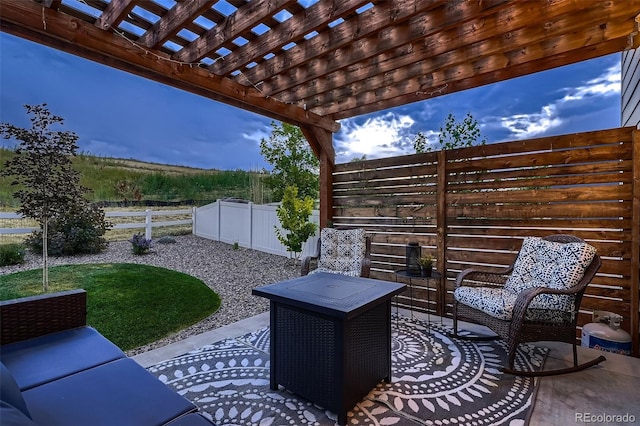 12851 Billingsley Trl, Parker, CO 80134 - view of patio / terrace featuring a pergola