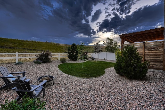 12851 Billingsley Trl, Parker, CO 80134 - fenced backyard with a pergola