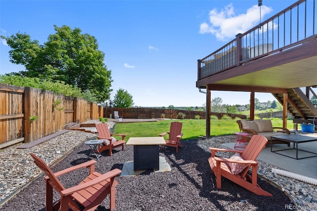 7056 S Owens St, Littleton, CO 80127 - view of patio featuring stairs