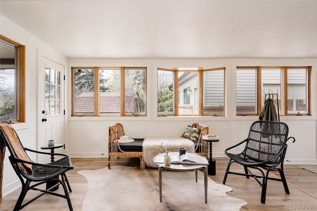 sunroom with a wealth of natural light