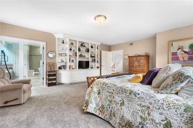 7330 Routt St, Arvada, CO 80005 - carpeted bedroom with wine cooler and ensuite bath