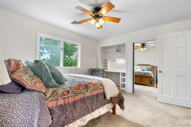 7330 Routt St, Arvada, CO 80005 - bedroom featuring carpet and ceiling fan