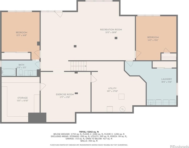 7330 Routt St, Arvada, CO 80005 - view of property floor plan