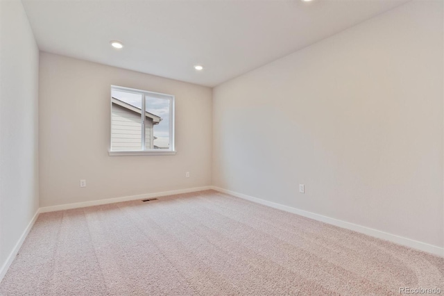 empty room with carpet floors