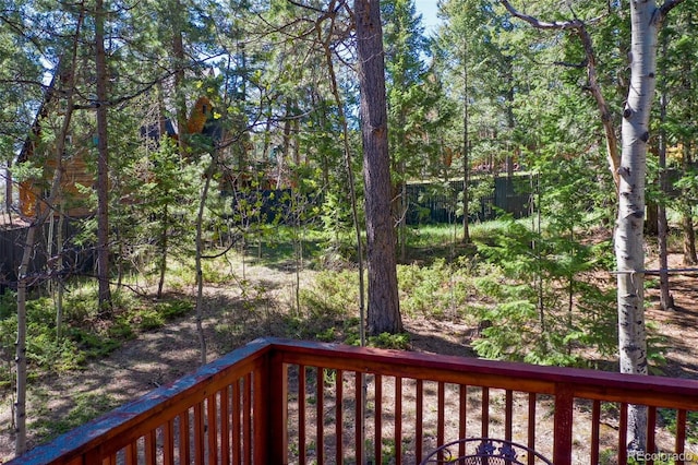 1321 W Midland Ave, Woodland Park, CO 80863 - view of wooden terrace