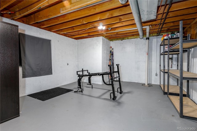 view of exercise room