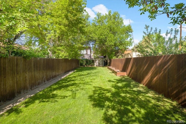 3929 Shoshone St, Denver, CO 80211 - view of yard with a storage shed and an outbuilding