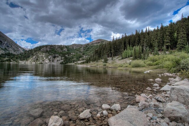 136 W Buckskin Rd, Alma, CO 80420 - view of water feature with a mountain view