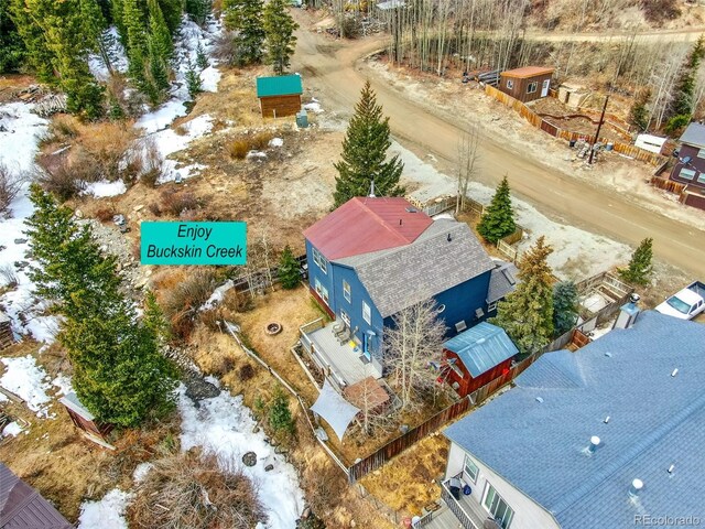 136 W Buckskin Rd, Alma, CO 80420 - birds eye view of property