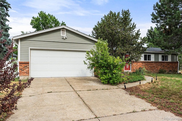 ranch-style house with a garage