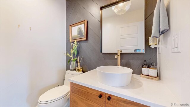 2147 S Sherman St, Denver, CO 80210 - bathroom with vanity and toilet