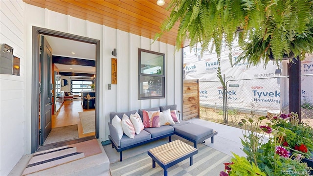 2147 S Sherman St, Denver, CO 80210 - view of patio with an outdoor living space