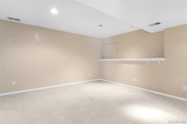 9898 Tourmaline Ct, Parker, CO 80134 - unfurnished room featuring carpet flooring, baseboards, and recessed lighting
