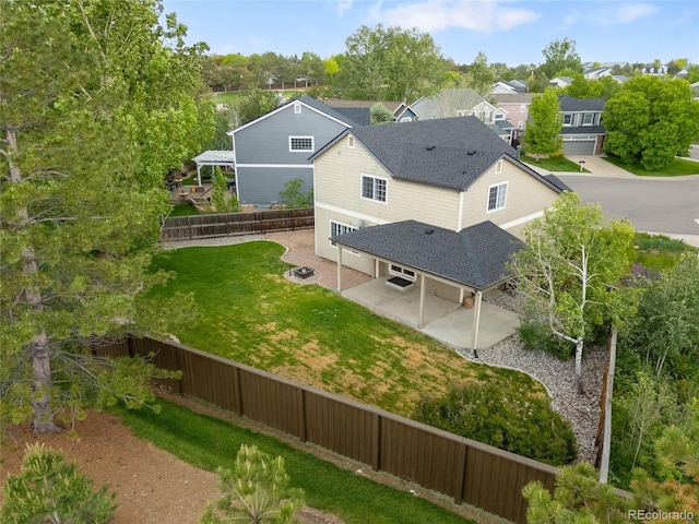 9898 Tourmaline Ct, Parker, CO 80134 - aerial view of property and surrounding area