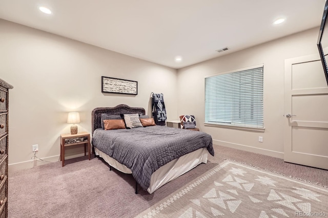 19 S 45th Ave, Brighton, CO 80601 - bedroom featuring recessed lighting, baseboards, visible vents, and light carpet
