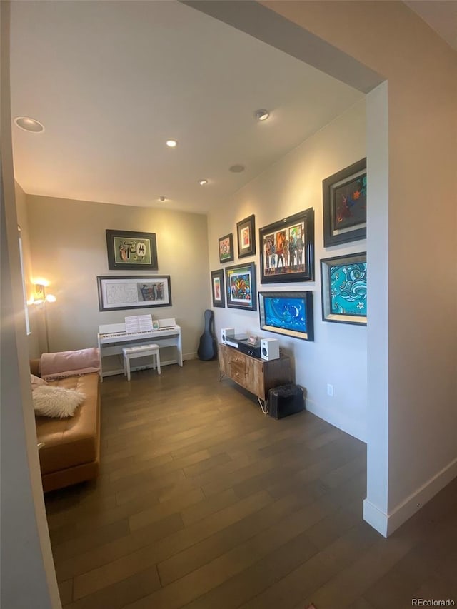19 S 45th Ave, Brighton, CO 80601 - hall featuring recessed lighting, baseboards, and wood finished floors