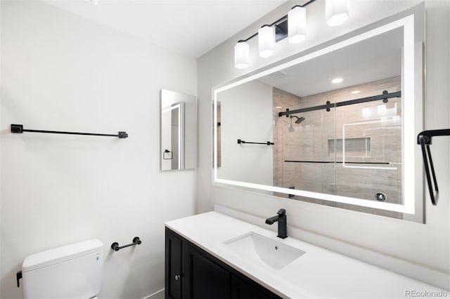 655 Cree Cir, Boulder, CO 80303 - bathroom with vanity and a stall shower