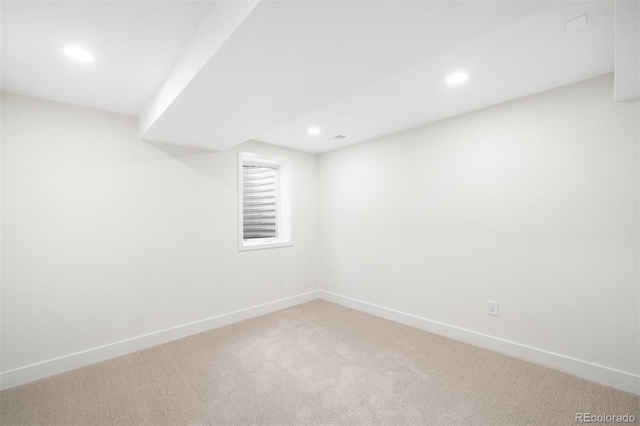 655 Cree Cir, Boulder, CO 80303 - spare room featuring recessed lighting and light carpet