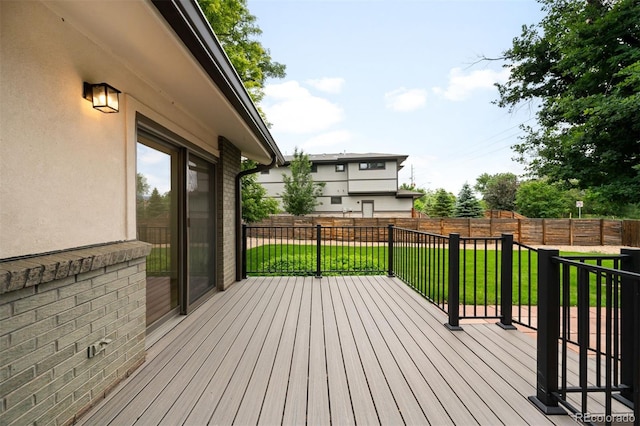 655 Cree Cir, Boulder, CO 80303 - wooden deck with a fenced backyard