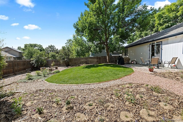 4421 Sunshine Cir, Loveland, CO 80538 - view of yard with a patio