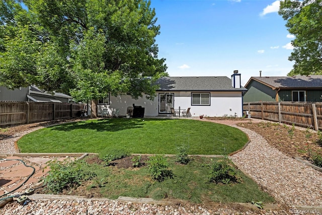 4421 Sunshine Cir, Loveland, CO 80538 - back of property with stucco siding