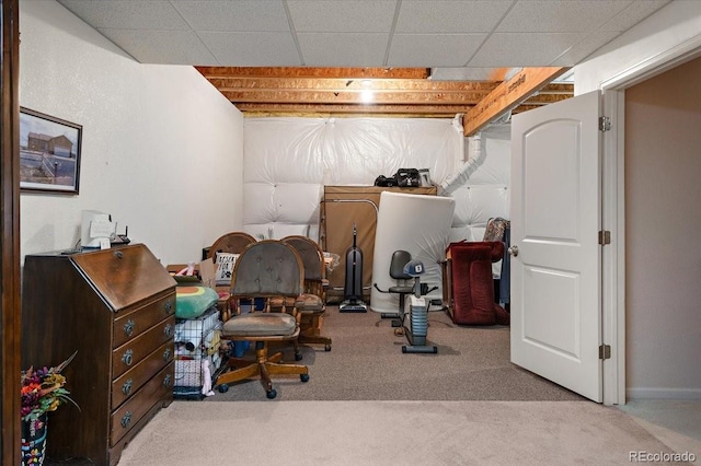 1176 E Purcell Ln, Pueblo, CO 81007 - view of carpeted home office