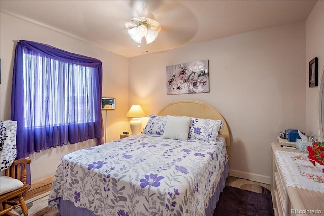1176 E Purcell Ln, Pueblo, CO 81007 - bedroom with baseboards and ceiling fan