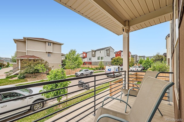 2592 Sweet Wind Ave, Castle Rock, CO 80109 - balcony featuring a residential view