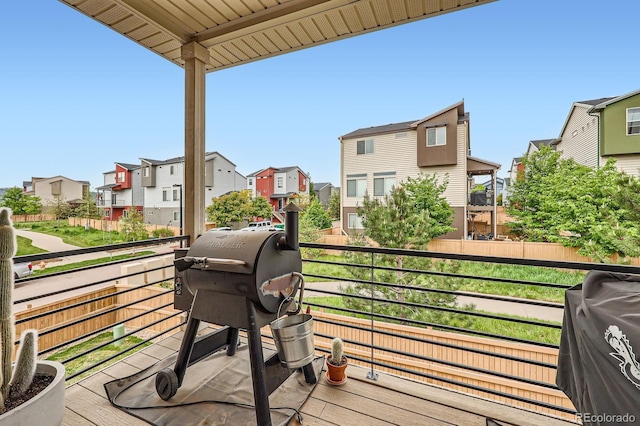 2592 Sweet Wind Ave, Castle Rock, CO 80109 - balcony featuring a residential view and area for grilling