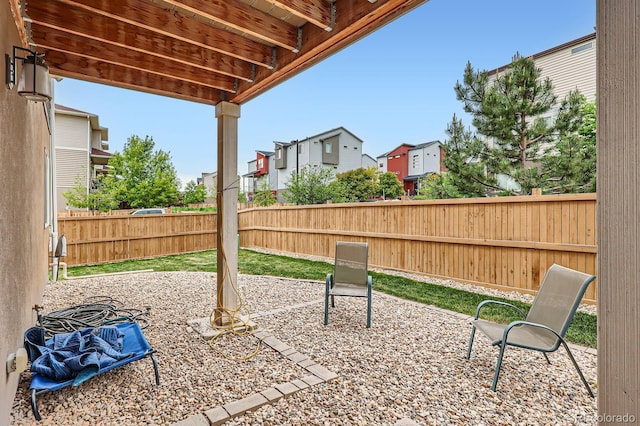 2592 Sweet Wind Ave, Castle Rock, CO 80109 - fenced backyard with a residential view and a patio