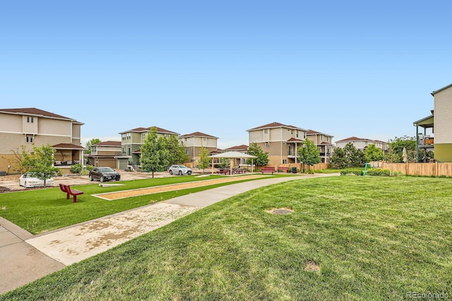 2592 Sweet Wind Ave, Castle Rock, CO 80109 - view of grassy yard with a residential view