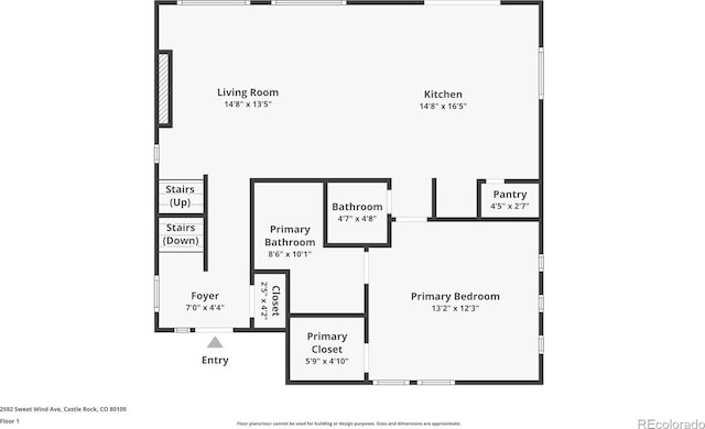 2592 Sweet Wind Ave, Castle Rock, CO 80109 - view of home floor plan