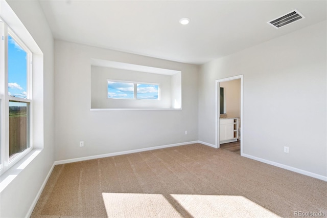 empty room featuring carpet floors