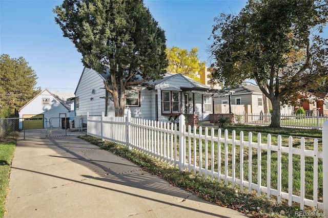 view of bungalow