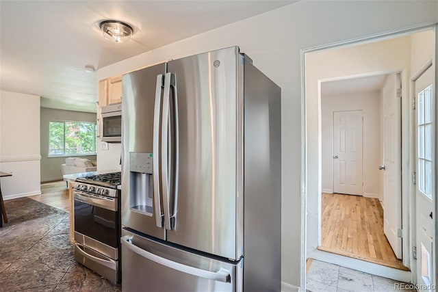 kitchen with stainless steel appliances