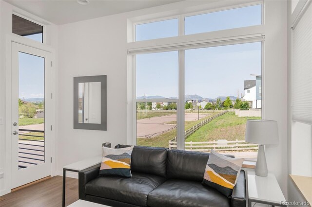 928 Cimarron Dr Unit C, Lafayette, CO 80026 - sitting room featuring wood finished floors