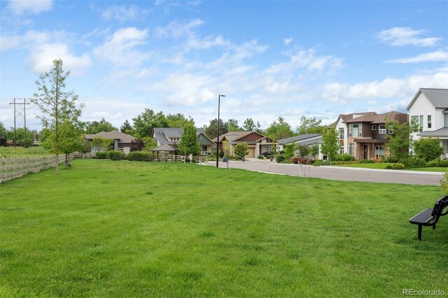 928 Cimarron Dr Unit C, Lafayette, CO 80026 - view of yard with a residential view