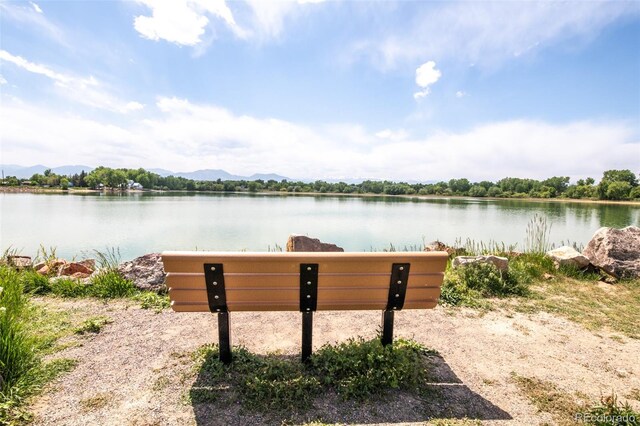 928 Cimarron Dr Unit C, Lafayette, CO 80026 - water view with mountains