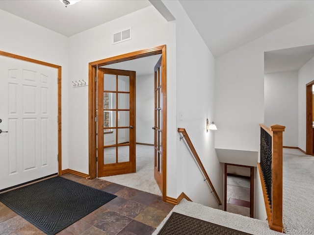 7254 S Kellerman Way, Aurora, CO 80016 - entryway with stone finish floors and carpet