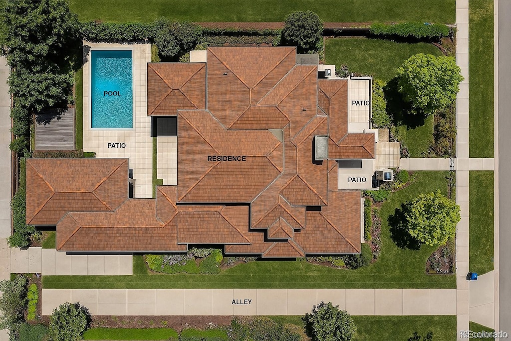 343 S Gaylord St, Denver, CO 80209 - aerial view