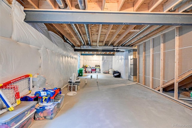 503 Bobcat Ct, Wiggins, CO 80654 - view of unfinished basement