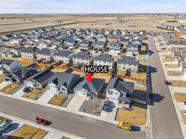 503 Bobcat Ct, Wiggins, CO 80654 - aerial perspective of suburban area